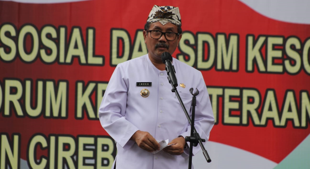Sambil Halal Bi Halal, Forum Puskesos Kabupaten Cirebon Dikukuhkan