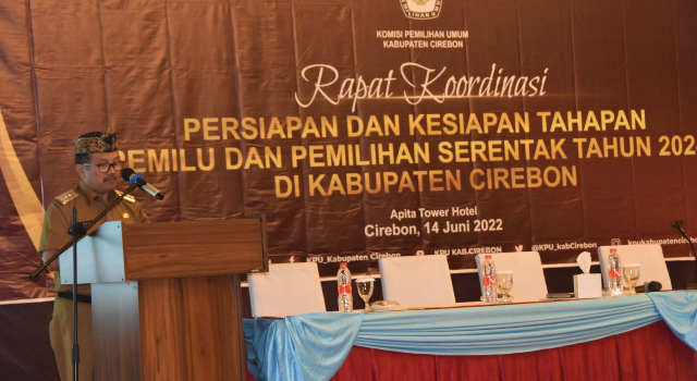 Pemkab Cirebon Dukung dan Fasilitasi Kebutuhan Penyelenggaraan Pemilu