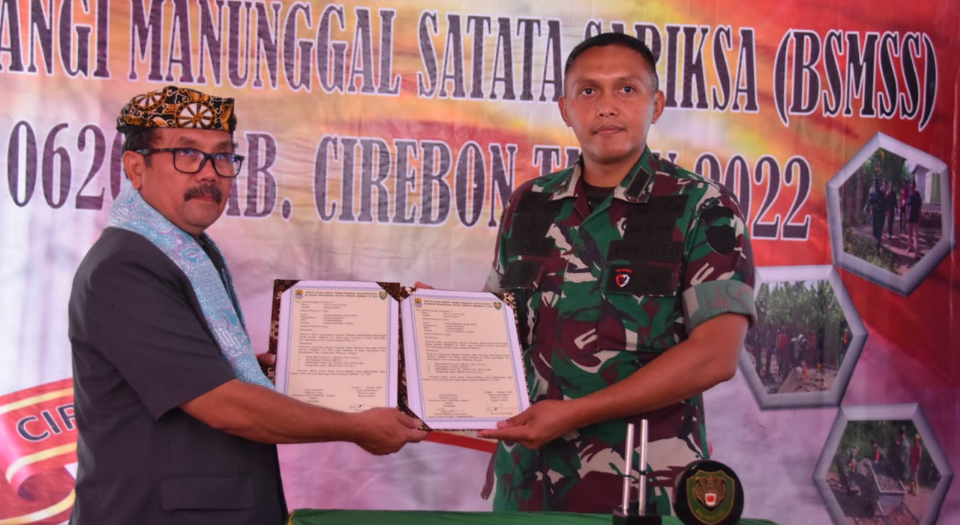 Bukti Nyata Kemanunggalan TNI dengan Rakyat, Bupati Cirebon Resmi Buka BSMSS di Desa Japurabakti