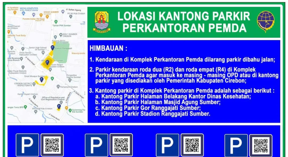 Penataan Parkir di Komplek Perkantoran Pemerintah Kabupaten Cirebon